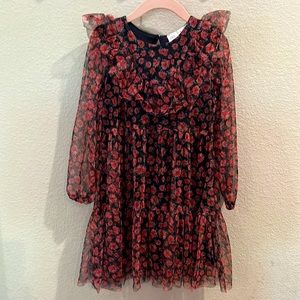 Zara tulle floral dress